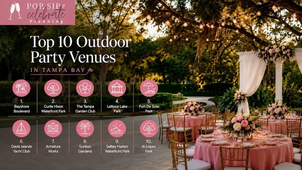 Top 10 Outdoor Party Venues in Tampa Bay