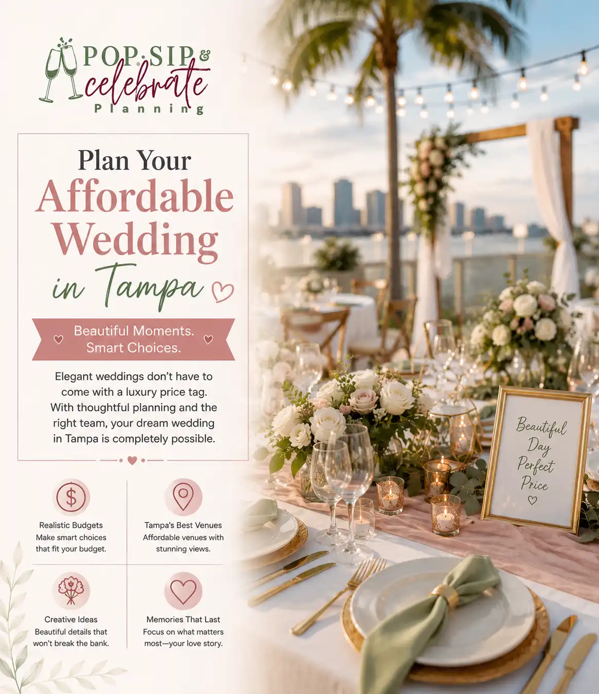 How to Host an Affordable Wedding in Tampa Without Sacrificing Style
