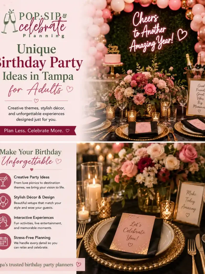 Unique Birthday Party Ideas in Tampa for Adults
